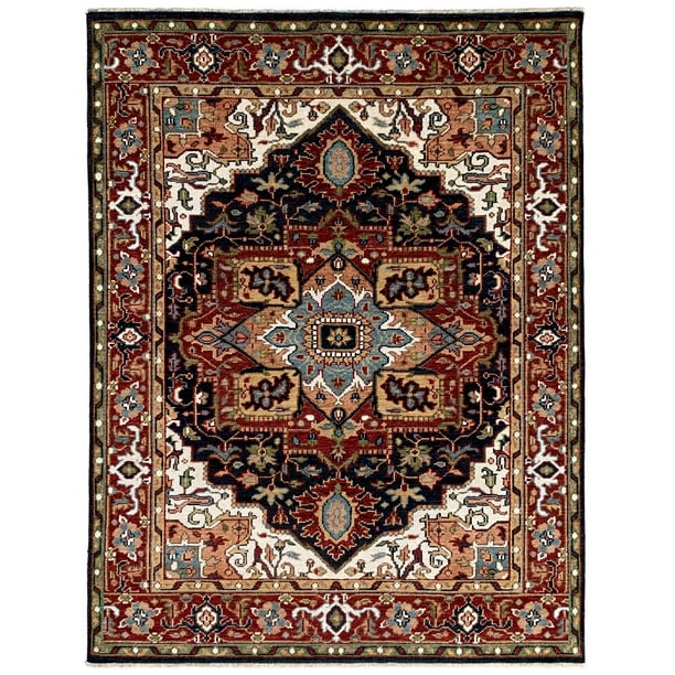 Navy EORC Heriz Area Rug 26 x 10 Navy EORC Heriz Area Rug 26 x 10